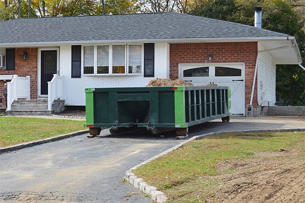 you can rent a residential dumpster for as little as a day or for as long as a few weeks, depending on your needs